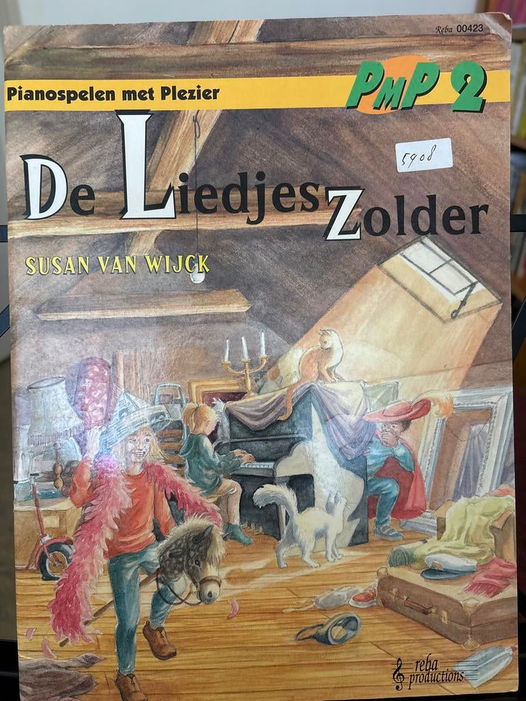 Pianospelen met Plezier PMP 2 De Liedjeszolder, Gebruikt, Les of Cursus, Ophalen of Verzenden, Piano