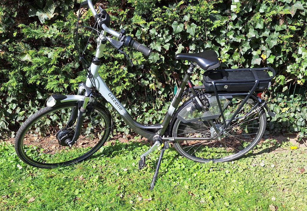 Gazelle damesfiets Orange C8 Panasonic electrisch antraciet, Ophalen, Gebruikt, Versnellingen, 56 cm of meer