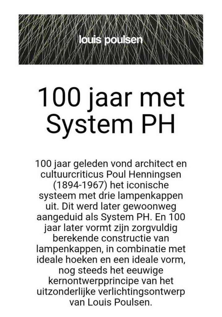 PH5-4 1/2 Charlottenborg Poul Henningsen Louis Poulsen, Ophalen of Verzenden, Zo goed als nieuw, Vintage Scandinavisch, Metaal