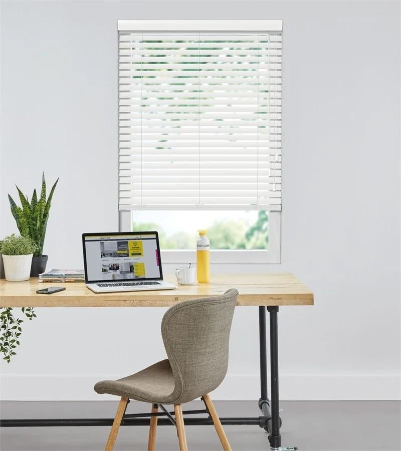 Veneta houten jaloezieën 63 mm wit set van 2, Huis en Inrichting, Stoffering | Gordijnen en Lamellen, Ophalen of Verzenden, Zo goed als nieuw