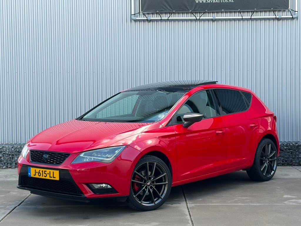 Seat Leon 1.4 TSI FR, Panorama dak, Navi, Clima, Cruise, Car, Voorwielaandrijving, Stof, Gebruikt, 4 cilinders