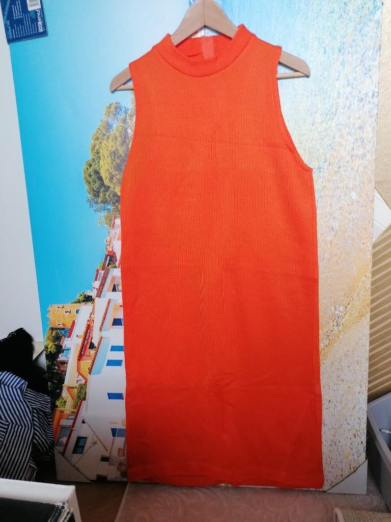 Knal oranje jurk, M, zgan, Koningsdag, Maat 38/40 (M), Oranje, Ophalen of Verzenden, Zo goed als nieuw