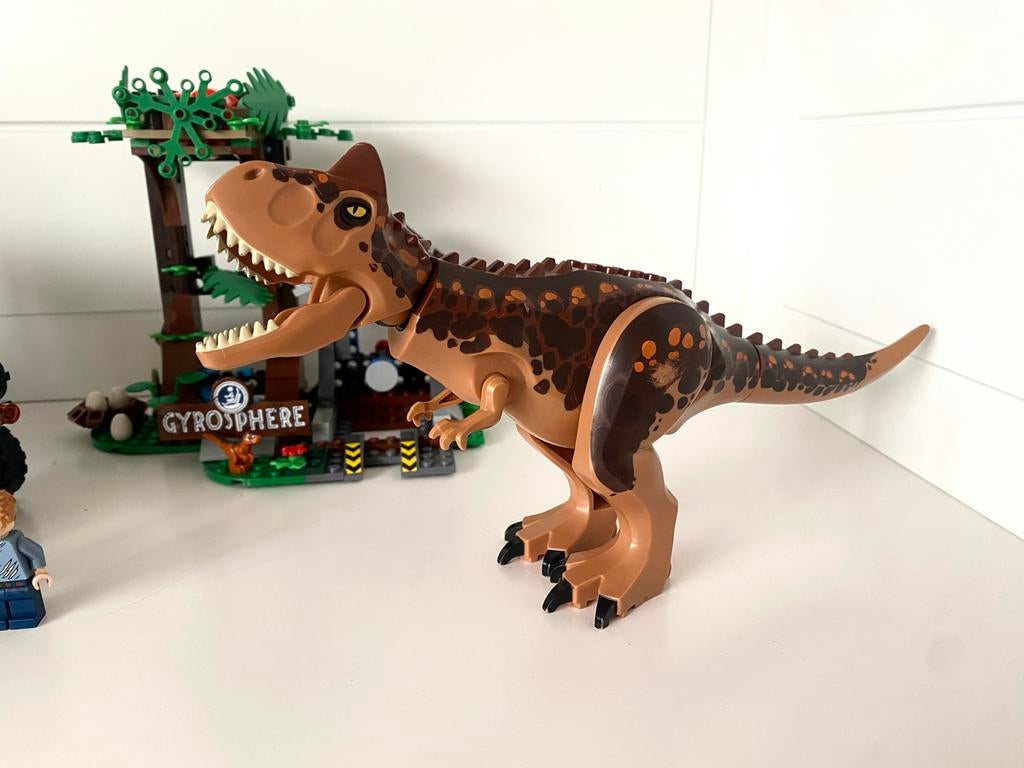 LEGO-set 75929 Gyrobolontsnapping van Carnotaurus, Kinderen en Baby's, Speelgoed | Duplo en Lego, Ophalen of Verzenden, Zo goed als nieuw