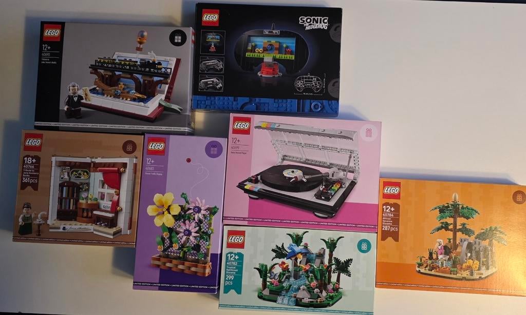 limited Edition Gvp 7st je kan het ook per stuk kopen., Ophalen of Verzenden, Nieuw, Complete set, Lego