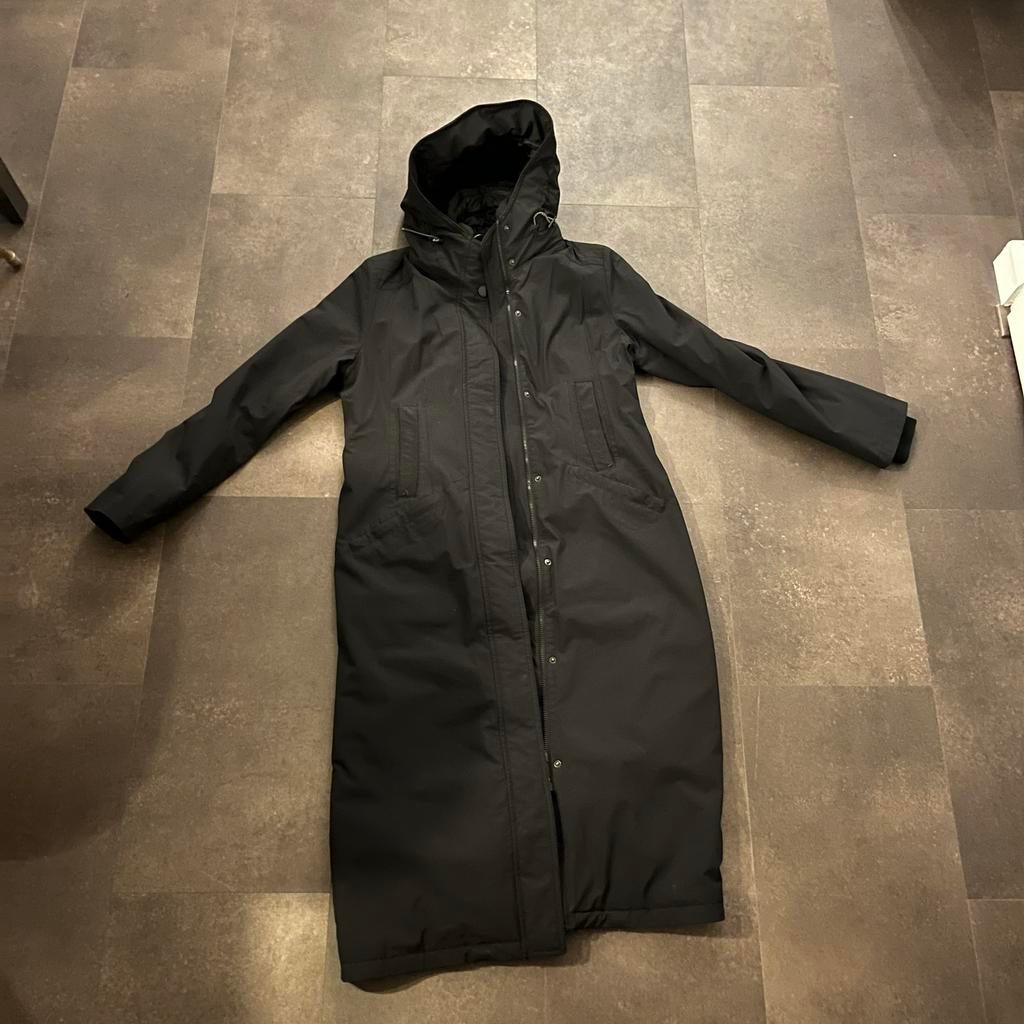 Claudia Sträter, Maura Amsterdam Winterjas Maat 38 ZGAN, Ophalen of Verzenden, Zo goed als nieuw, Maat 38/40 (M), Zwart