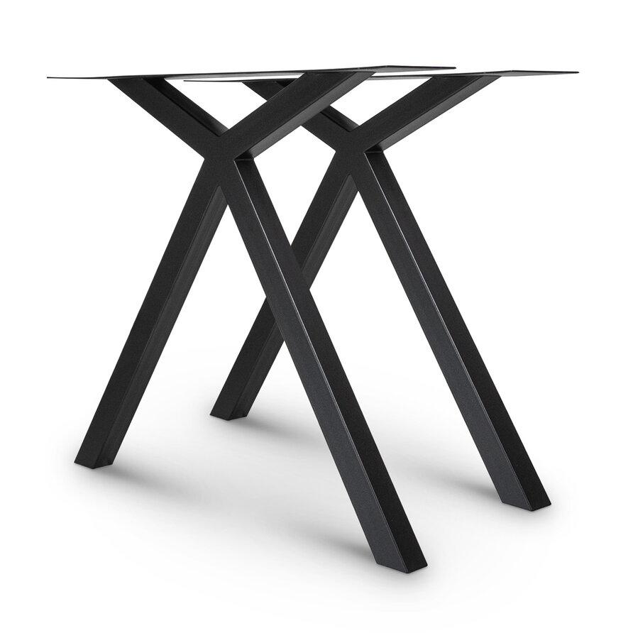 Stalen scissor poten set 4x4cm Y tafelpoten NiEUW! Y-poten x, Huis en Inrichting, Ophalen of Verzenden, Nieuw, Rond, 50 tot 100 cm