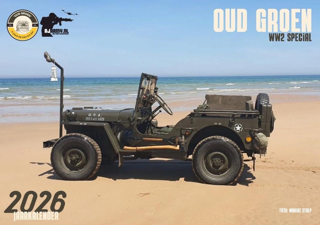 WW2 Voertuigen Kalender 2026 – RJarmy regio Amersfoort, Verzamelen, Militaria | Algemeen, Ophalen of Verzenden, Landmacht, Nederland