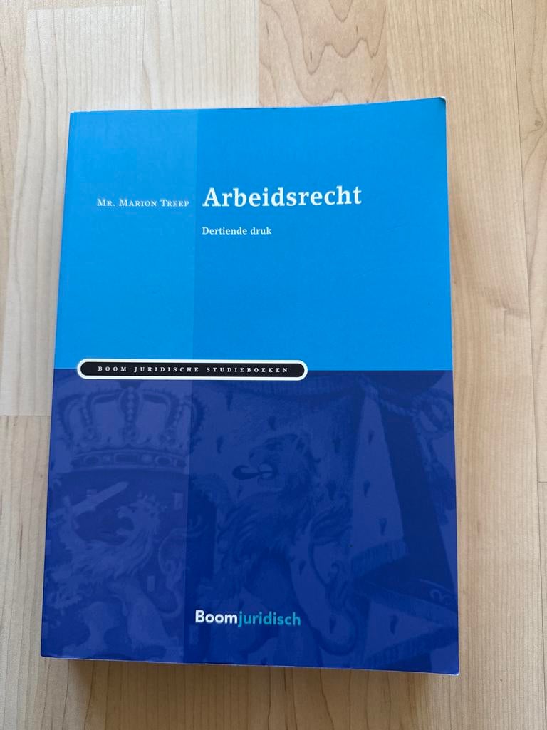 Arbeidsrecht - Mr. Marion Treep - Dertiende druk, Boeken, Ophalen of Verzenden, Gamma, Zo goed als nieuw, HBO