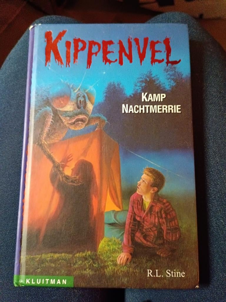 Kippenvel - Kamp Nachtmerrie, Ophalen of Verzenden, Gelezen, R.L. Stine, Fictie algemeen