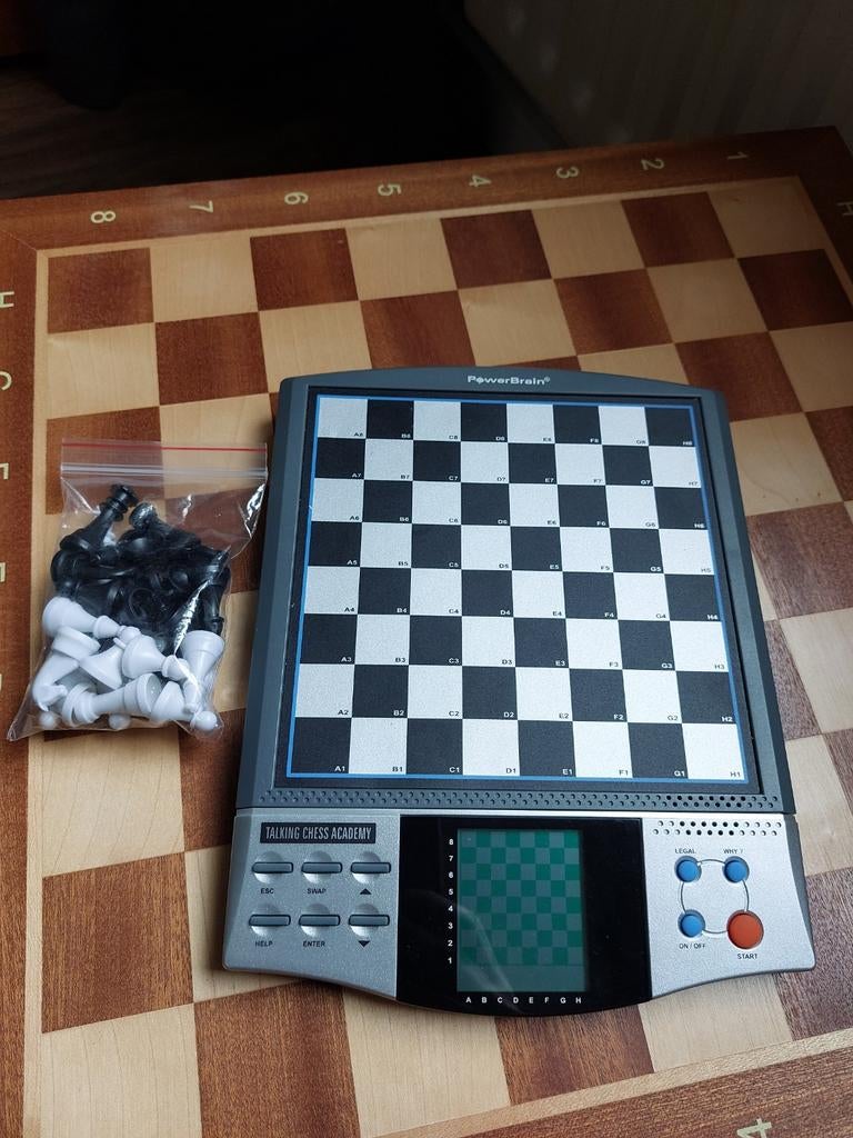 Powerbrain Talking Chess Academy Schaakcomputer, Ophalen of Verzenden, Gebruikt, Schaken