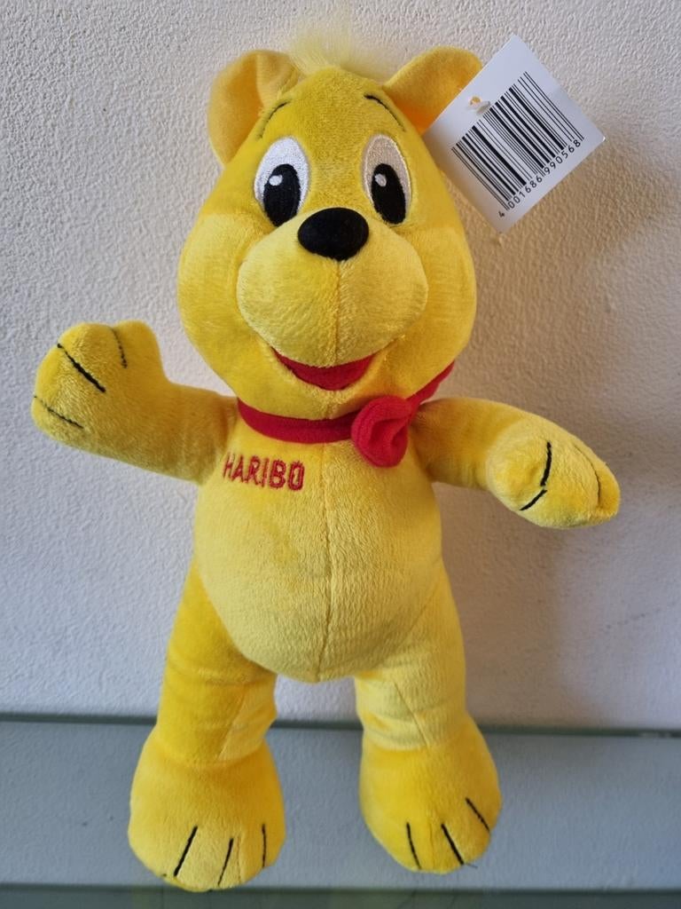 Org, HARIBO BEER, geel, 33 cm, Kaart/Label, Nieuw!, Ophalen of Verzenden, Nieuw, Beer