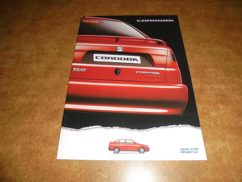 brochure Seat Cordoba, Ophalen of Verzenden, Nieuw, Overige merken