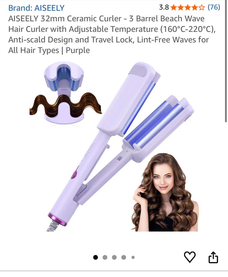 Beach wave hair curler, Sieraden, Tassen en Uiterlijk, Uiterlijk | Haarverzorging, Ophalen, Nieuw