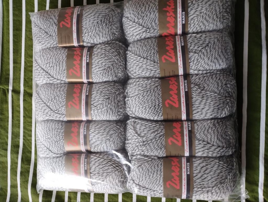 Zareska Maris kleur grijs/wit., Ophalen of Verzenden, Nieuw, Breien of Haken, Wol of Garen