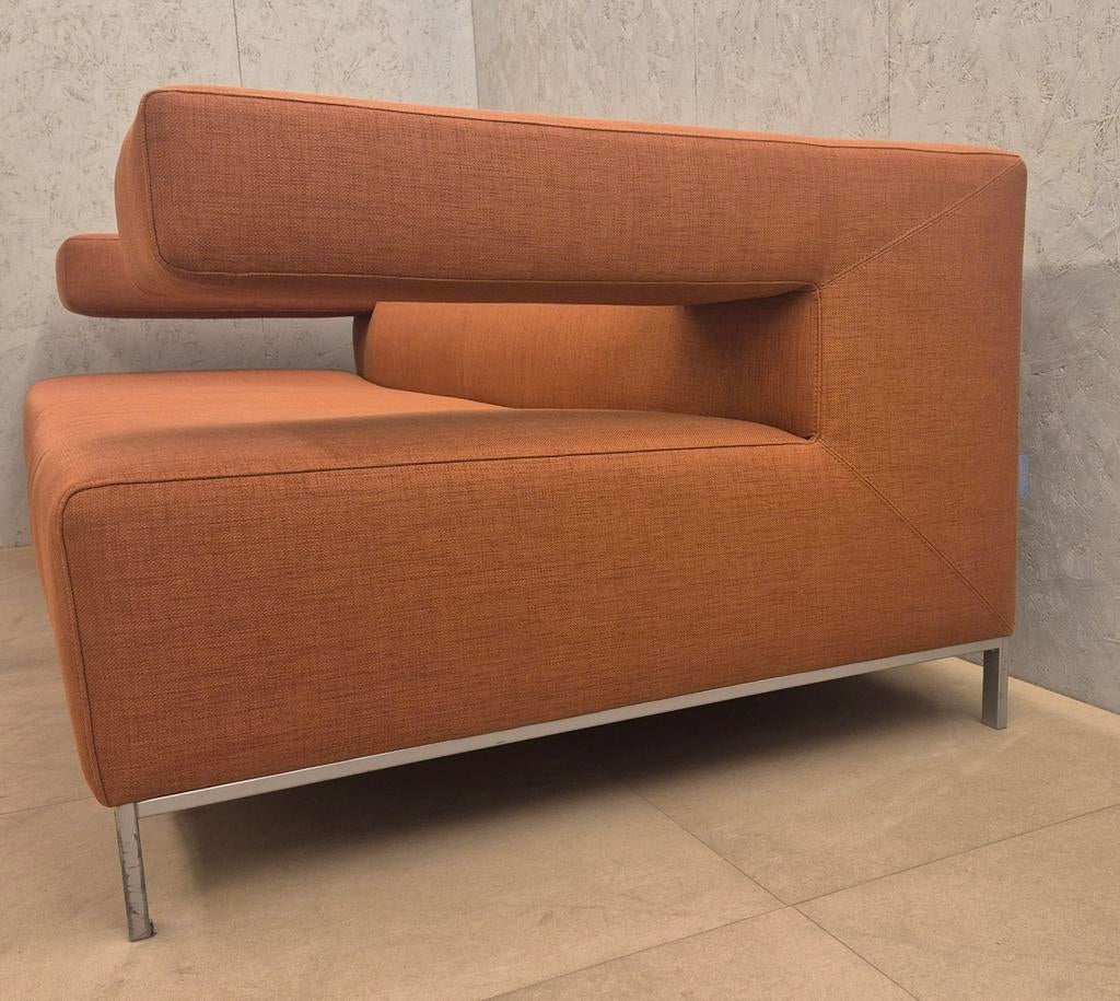 Designbank Crack by Machalke – koperbruin – 205 cm, Ophalen, Gebruikt, Modern Design, Driepersoons