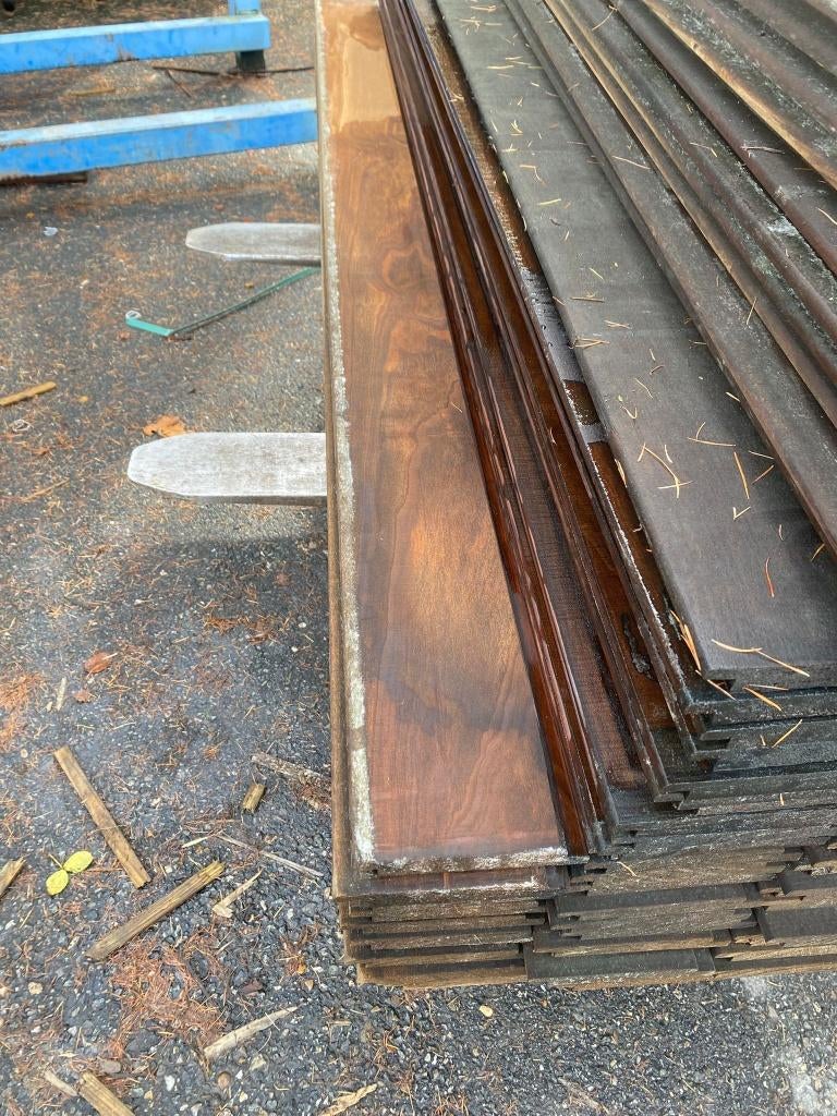 Schuttingplank (gemodificeerd) 20x150mm 131 st 180cm nr. 625, Tuin en Terras, Palen, Balken en Planken, Ophalen, Zo goed als nieuw