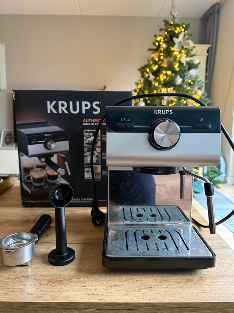 Krups Authentic+, Stoompijpje, Overige modellen, Gemalen koffie, Ophalen of Verzenden