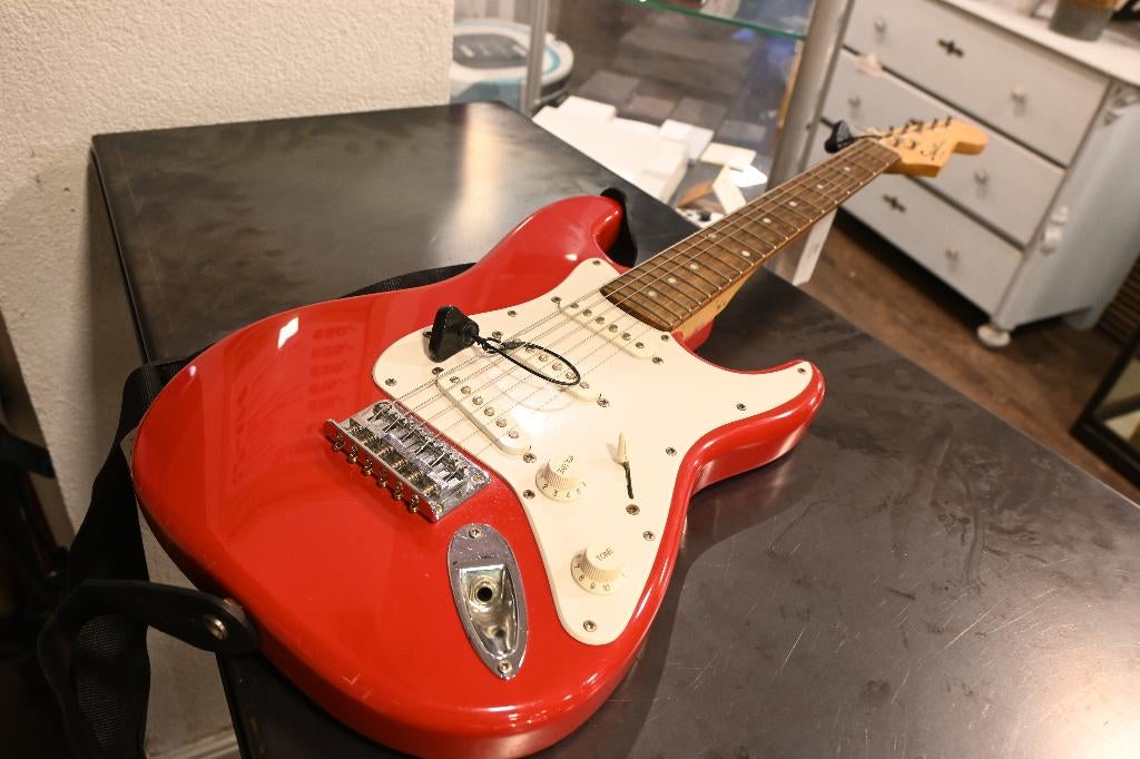 Fender Squire Mini - Electrische gitaar, Ophalen of Verzenden, Gebruikt, Solid body, Overige merken