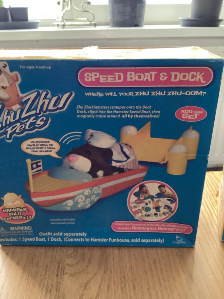 Zhu Zhu Pets Speedboot & Dock, Ophalen, Nieuw