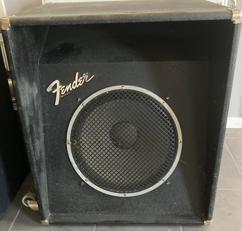 FENDER SIDEKICK BASSCABINET 80ties, Muziek en Instrumenten, Versterkers | Bas en Gitaar, Ophalen, Gebruikt, Minder dan 50 watt