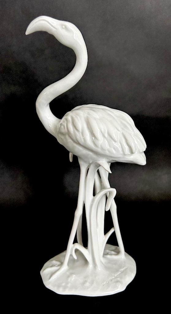 Kaiser Porzellan porselein Germany flamingo Bisquit, Ophalen of Verzenden