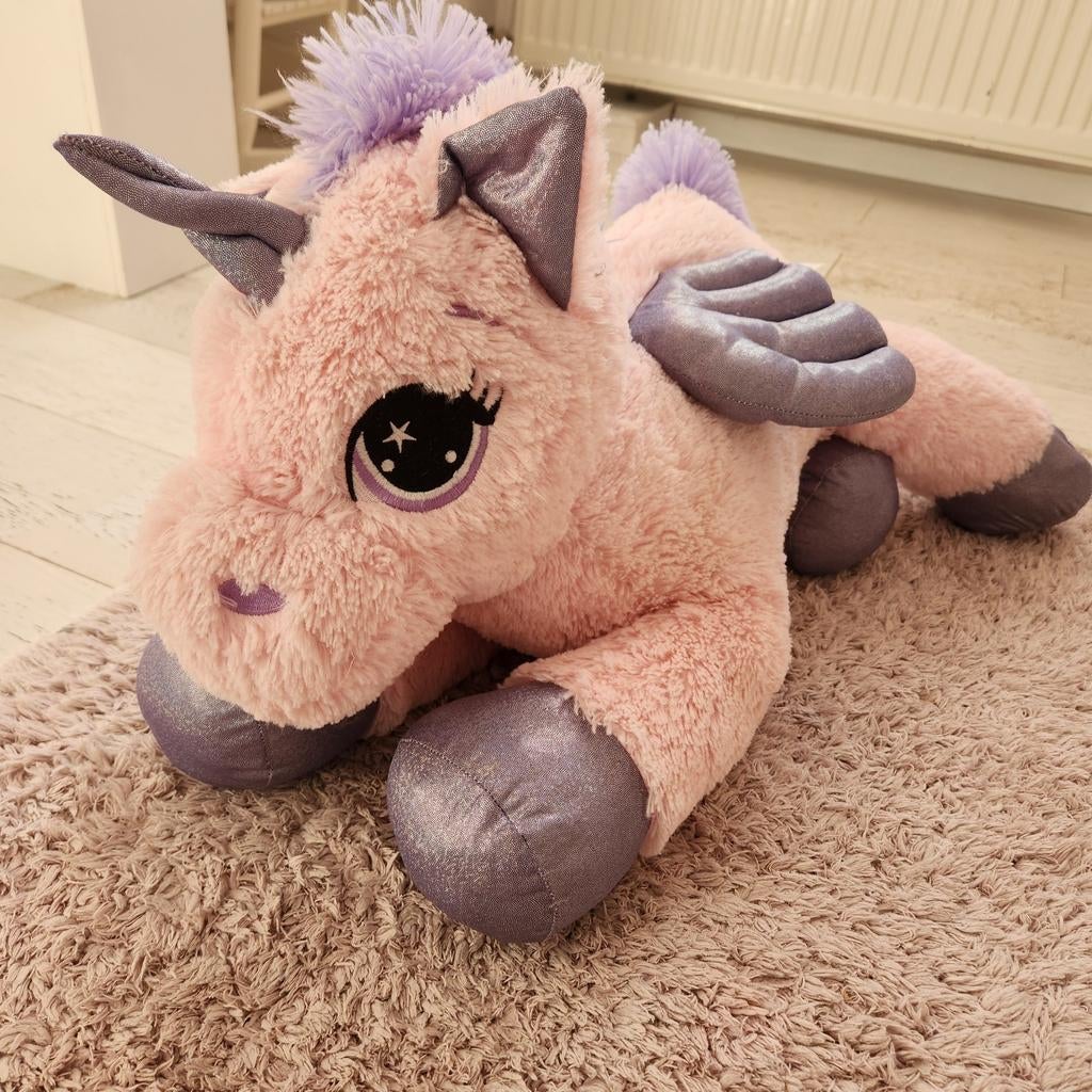 Grote Knuffel Eenhoorn, Kinderen en Baby's, Speelgoed | Knuffels en Pluche, Ophalen of Verzenden, Zo goed als nieuw, Overige typen