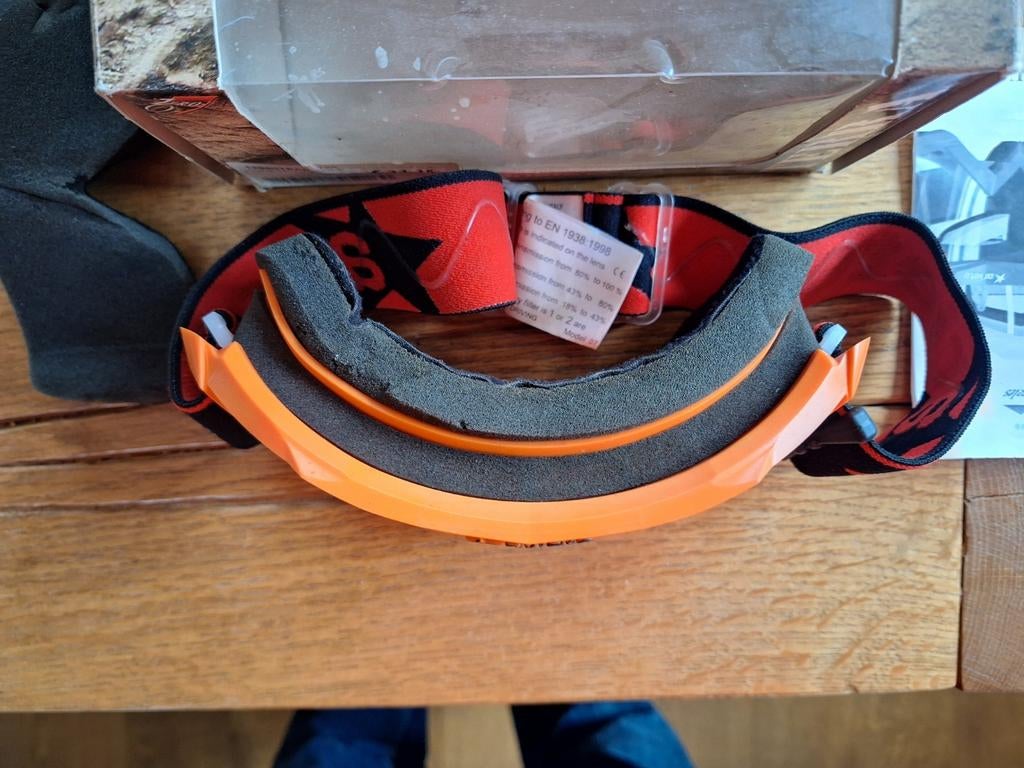 Motorcross bril - Transparant glas, goede staat, Overige merken, Offroadhelm, Kinderen, Ophalen of Verzenden