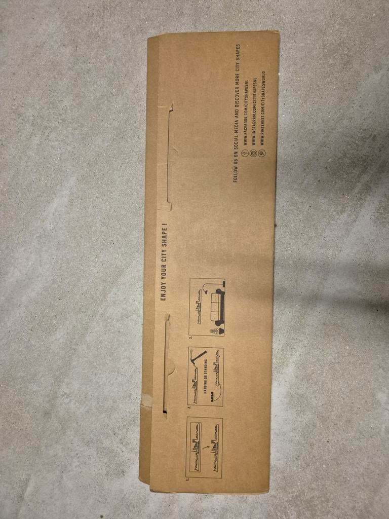 Houten Skyline Amsterdam Decoratie, Ophalen of Verzenden