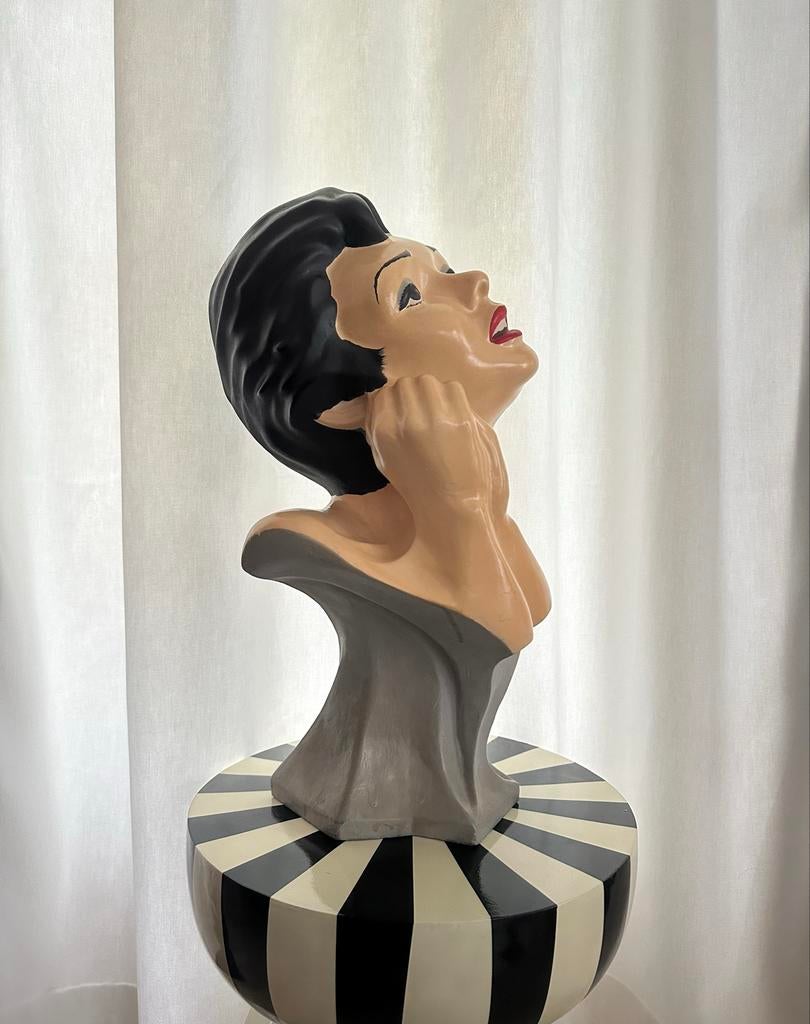 JUDY GARLAND - Buste | Beeld | Vintage | Standbeeld, Antiek en Kunst, Kunst | Beelden en Houtsnijwerken, Ophalen of Verzenden