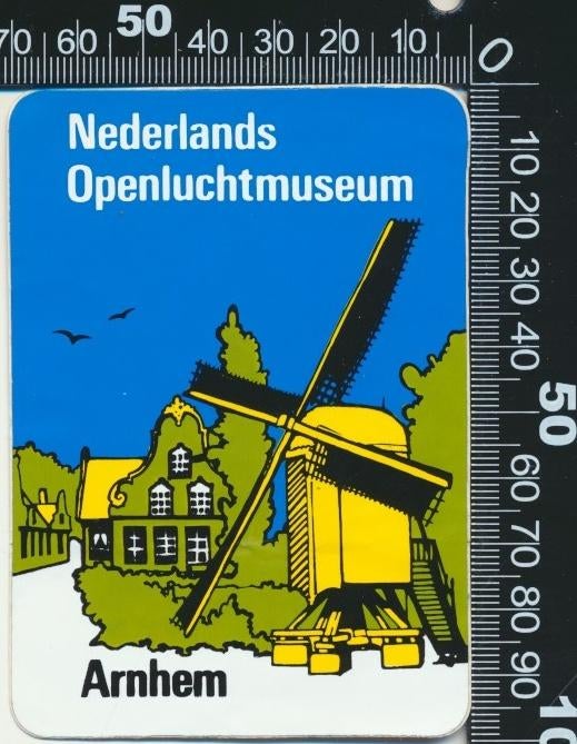 Sticker: Nederlands Openluchtmuseum (5), Verzenden, Zo goed als nieuw, Bedrijf of Vereniging