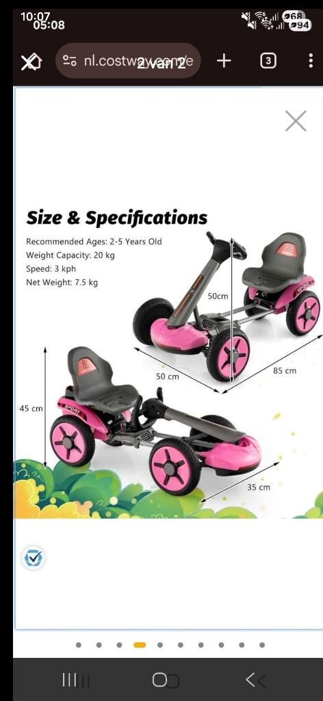 Roze elektrische skelter zgan, Ophalen of Verzenden, Zo goed als nieuw