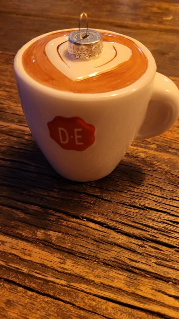 Kerstboom hanger D.E koffie kopje, Diversen, Kerst, Ophalen of Verzenden, Nieuw