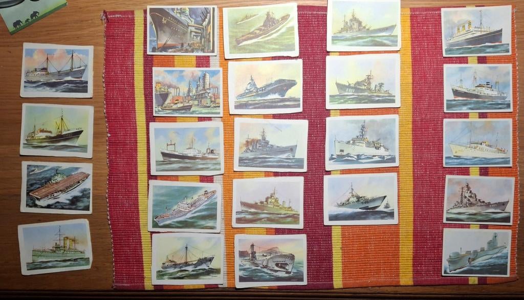 Captain grant albumplaatjes van schepen, Verzamelen, Ophalen of Verzenden, 1940 tot 1960, Gelopen, Voertuig