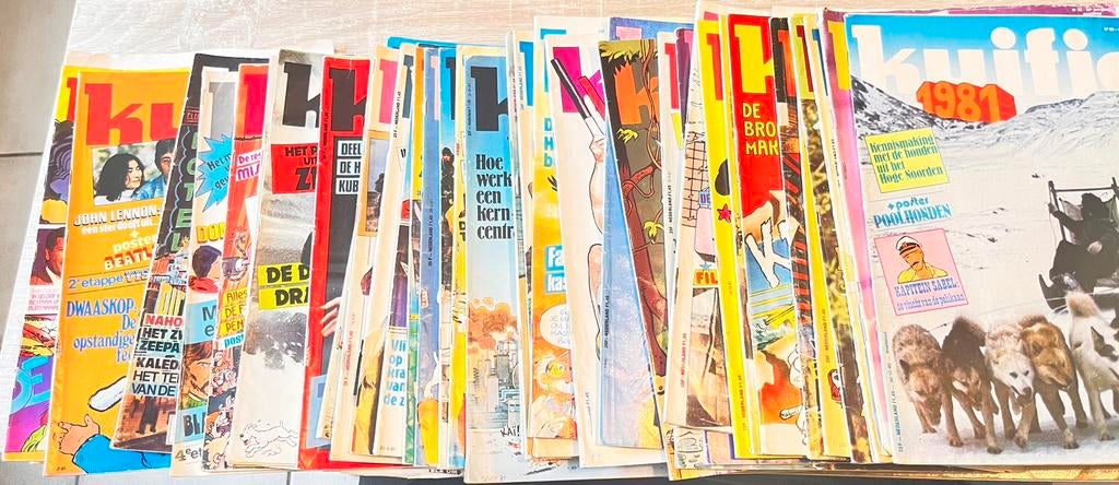 Kuifje weekblad 1981 40 stuks, Boeken, Meerdere stripboeken, Ophalen of Verzenden, Gelezen