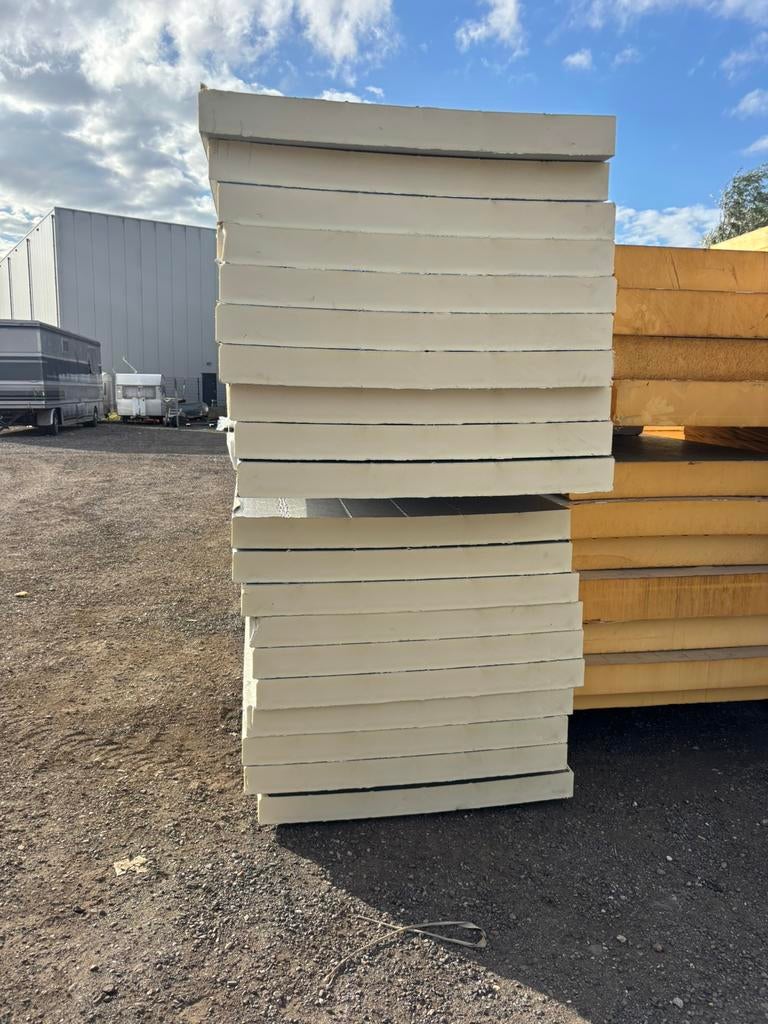 Te koop zeer grote partij pir isolatie met aluminiumfolie, Nieuw, Ophalen of Verzenden, Hardschuim (Pir), 15 m² of meer