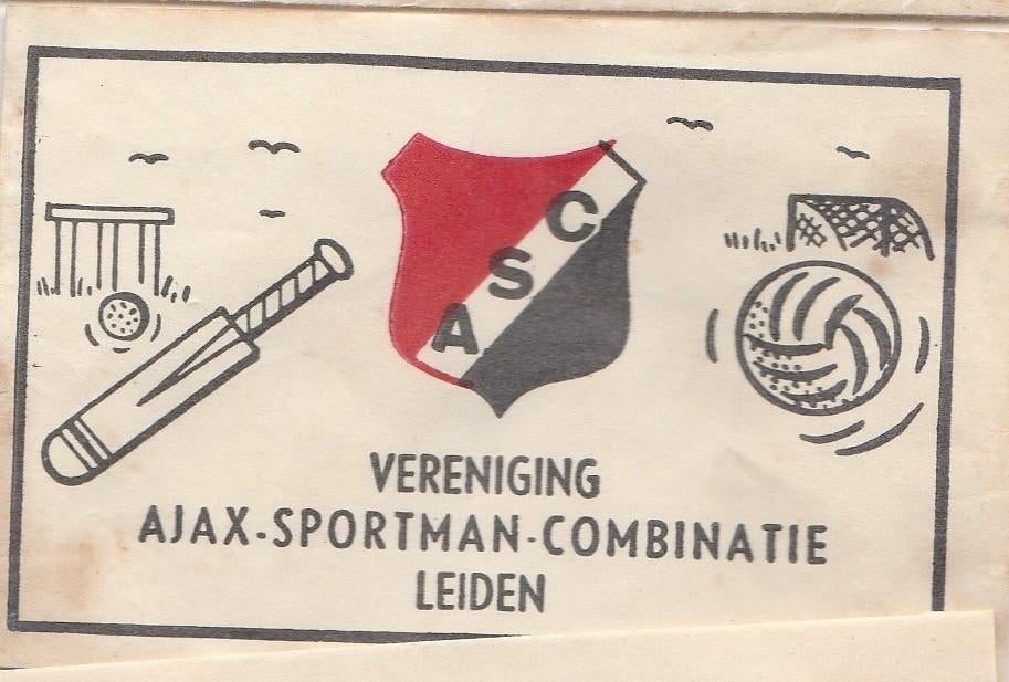 cricket ASC AJAX Sportman Combinatie Leiden, Ophalen of Verzenden, Handschoen