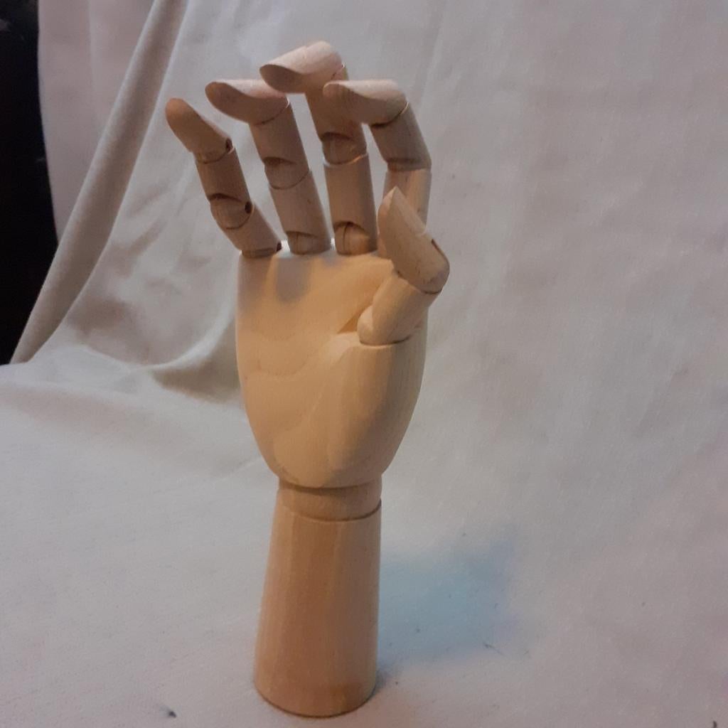 Houten tekenhand (manikin), Ophalen of Verzenden