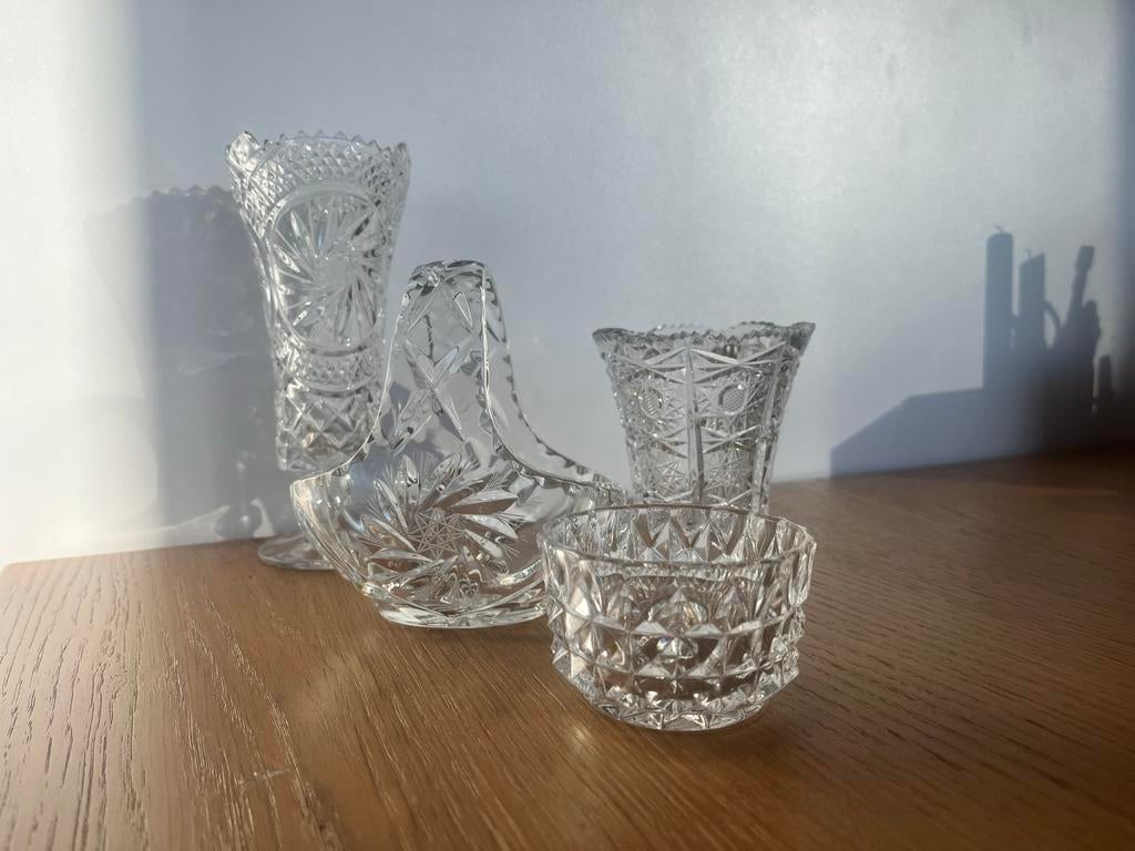 Vintage kristallen set Steklarna Rogaska Boris Kidric ‘70, Ophalen