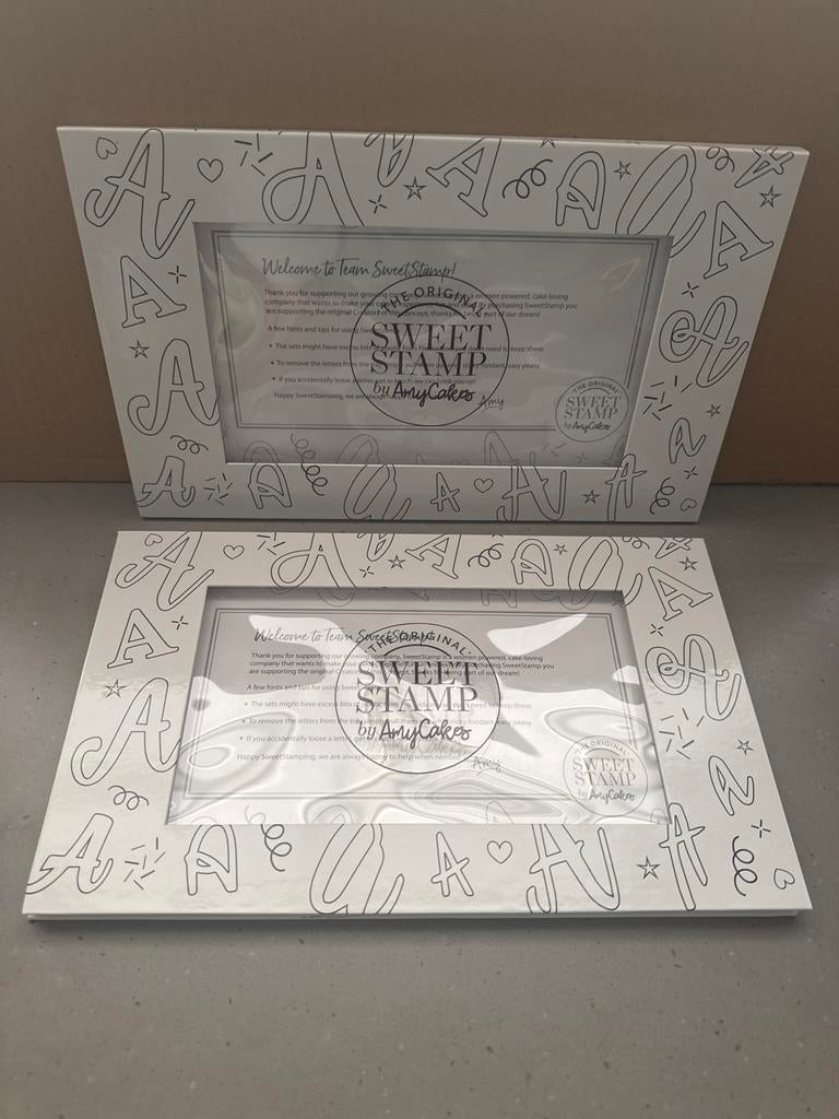 2x Lege Bewaardoos Sweet Stamp Letterset Groot, Ophalen of Verzenden, Nieuw