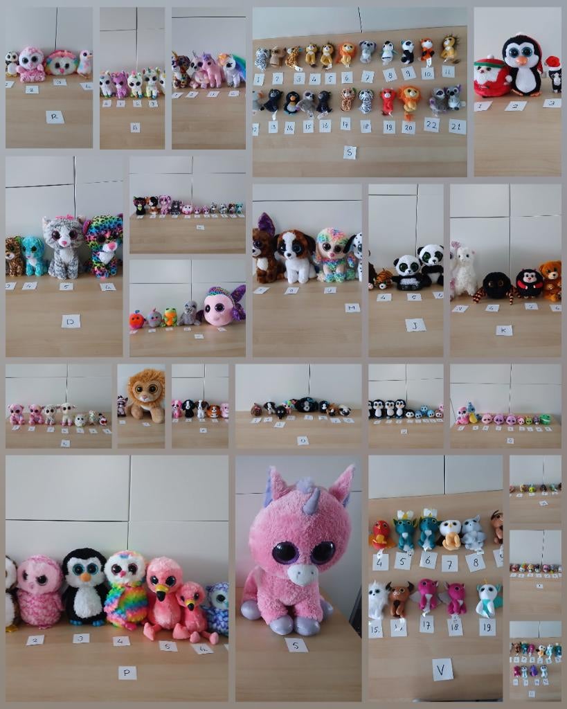 Ty pluche knuffels (grote collectie), Kinderen en Baby's, Speelgoed | Knuffels en Pluche, Ophalen of Verzenden, Gebruikt, Overige typen
