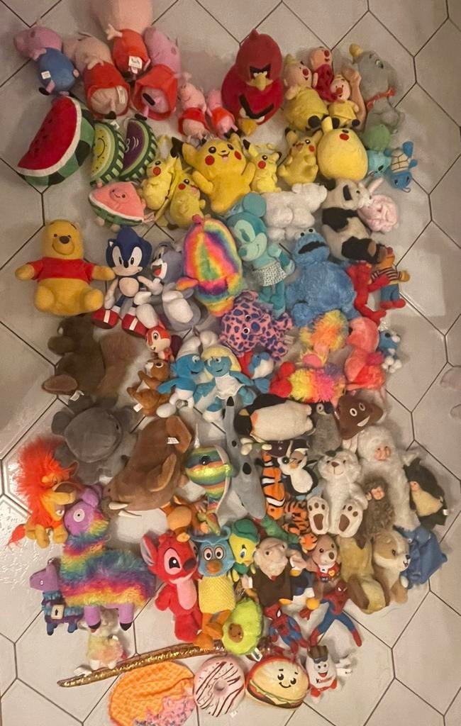 Veel knuffels pluche, Ophalen of Verzenden, Zo goed als nieuw, Overige typen