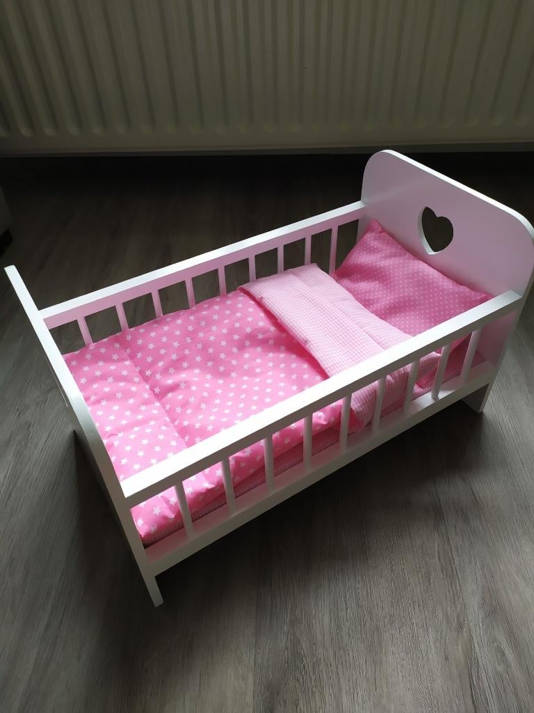 Houten poppenbedje (nieuw), Ophalen of Verzenden, Nieuw, Meubelstuk of Keukentje