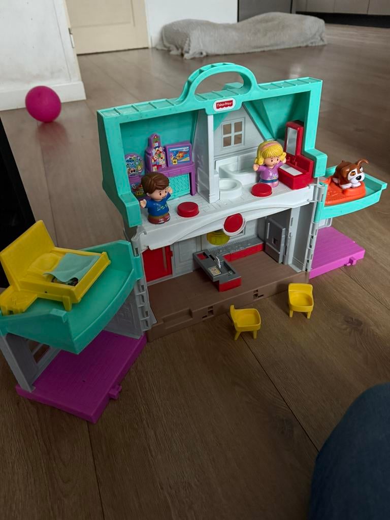 little people speelhuis, Kinderen en Baby's, Speelgoed | Poppenhuizen, Ophalen of Verzenden, Zo goed als nieuw, Poppenhuis