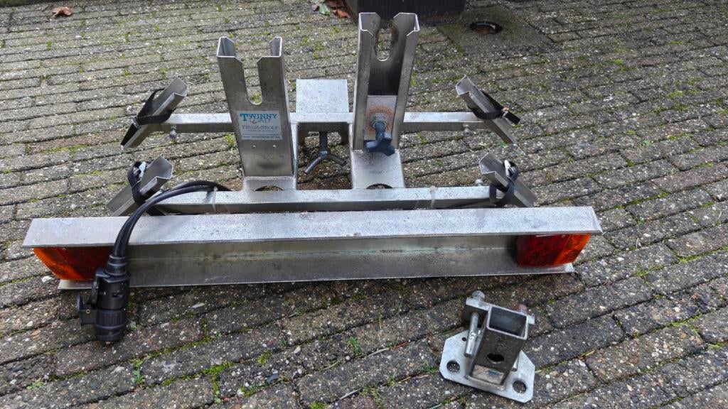 Twinny Load fietsenrek - Brinkmatic adapter, Auto diversen, Fietsendragers, Ophalen, Gebruikt, Trekhaakdrager