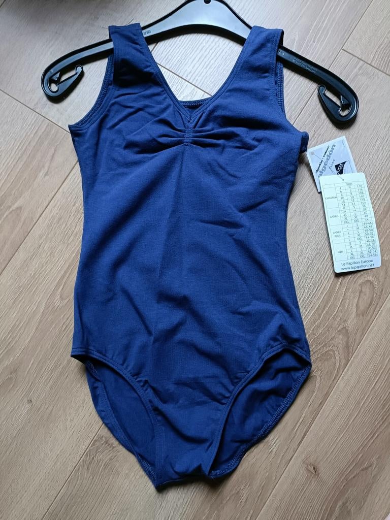 Papillon balletpak navy blauw maat 10 en 12 (ong 134 en 146, Ophalen of Verzenden, Nieuw, Kleding