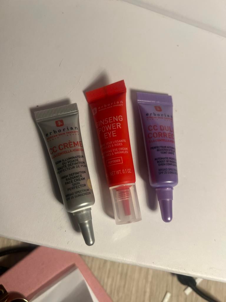 Erborian Mini's Set - CC Crème, Ginseng Eye, CC Dull, Ophalen of Verzenden, Nieuw, Ogen, Verzorging