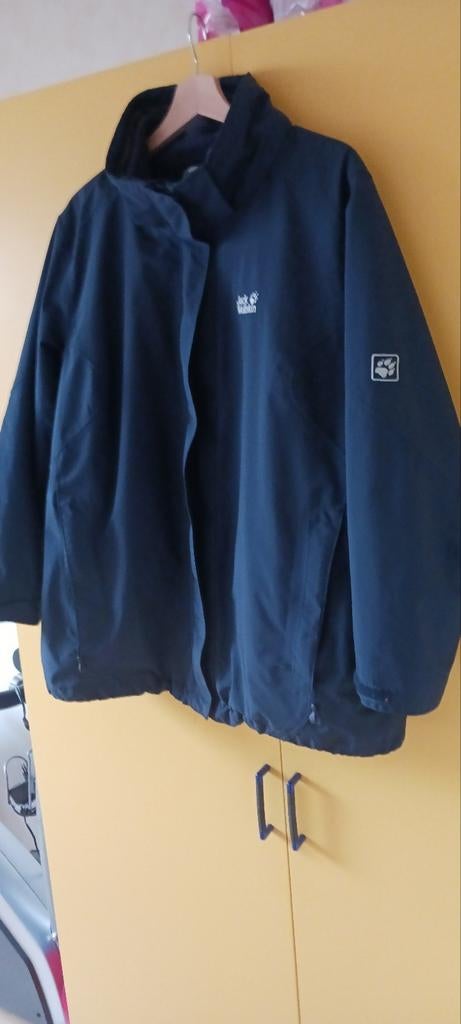Jack Wolfskin Jas - Blauw, Kleding | Dames, Jassen | Winter, Gedragen, Maat 46/48 (XL) of groter, Blauw, Ophalen of Verzenden