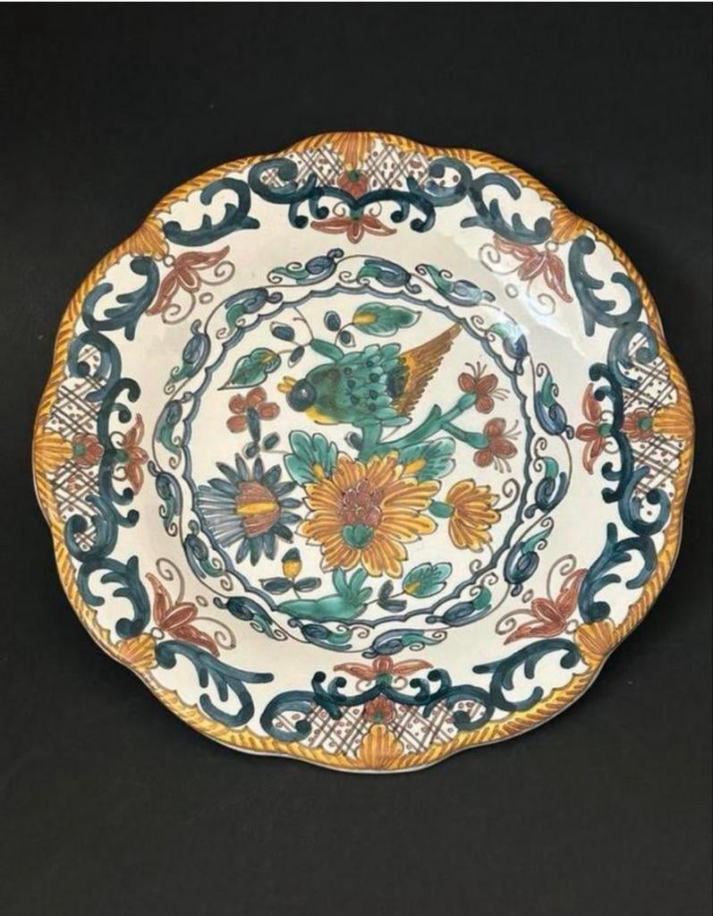 Wandbordje Makkum Aardewerk, Ophalen of Verzenden