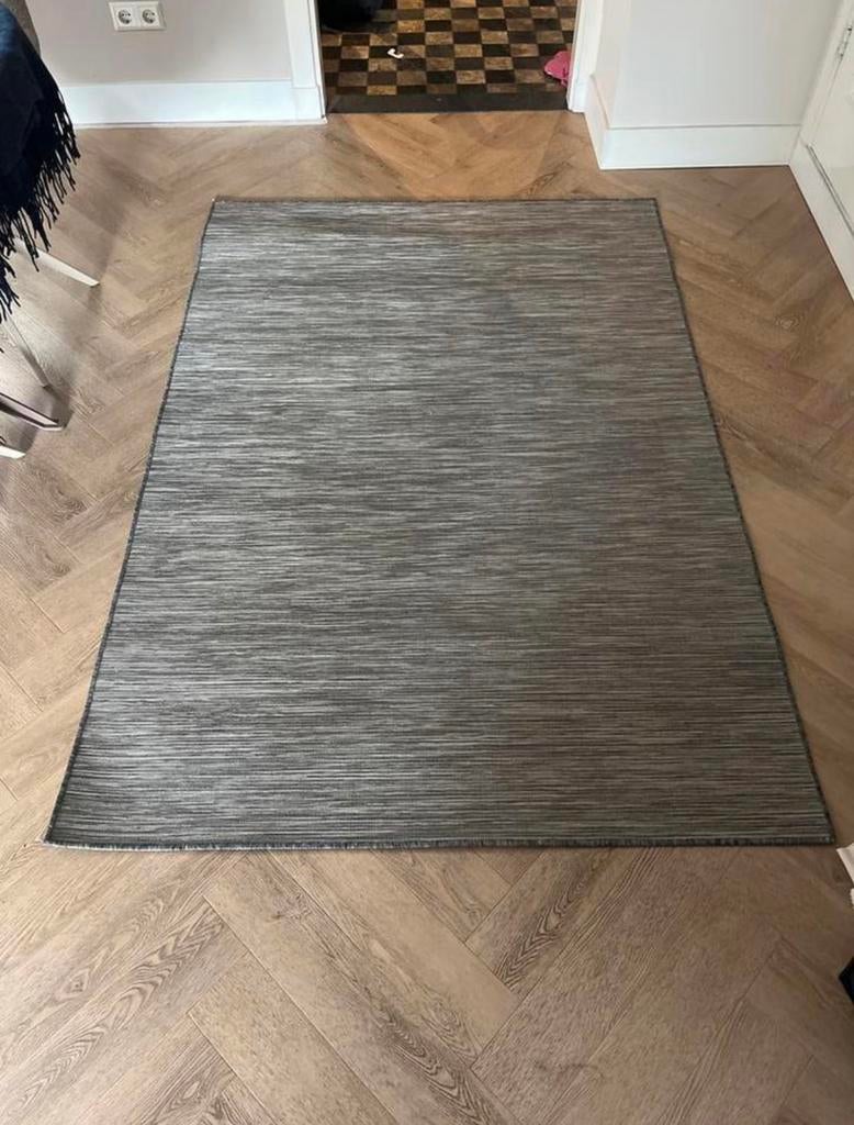 Grijs vloerkleed - 130 x 190 cm, Ophalen, Gebruikt, 100 tot 150 cm, 150 tot 200 cm