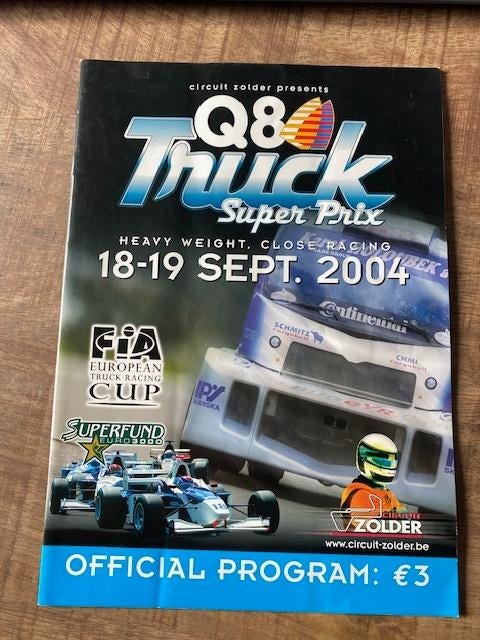 Programmaboek Truckracing Zolder 2004, Ophalen of Verzenden, Zo goed als nieuw, Algemeen